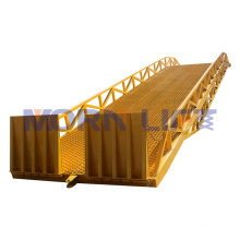 15Ton Container Forklift Loading Ramp Standard Shipping Container Yard Ramp With Adjustable Height Legs